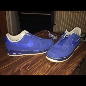 Size 10 Blue Nike Lowtop